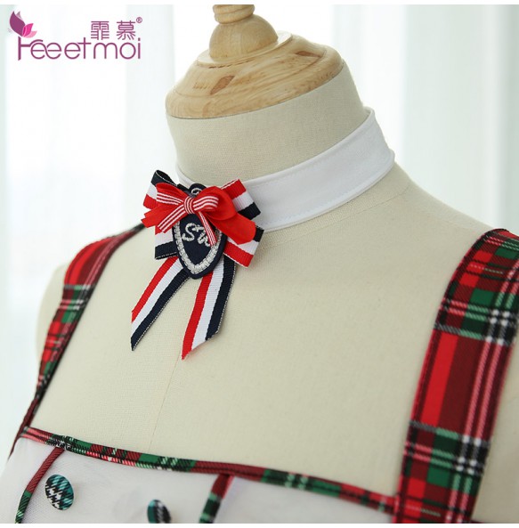 FEE ET MOI Innocent Sweet Student Costume (Red - White)